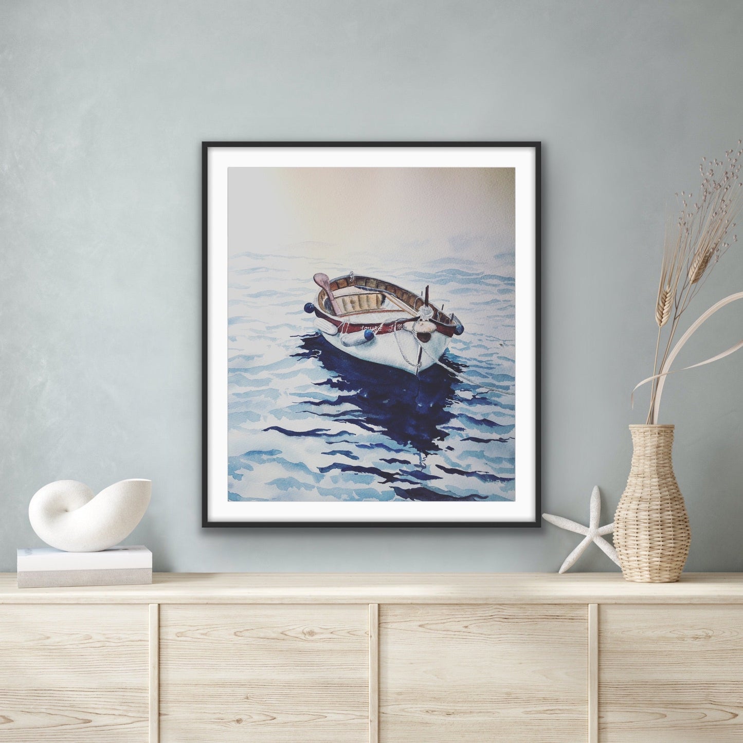 The boat Fine Art Print