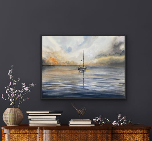 The tranquil sea – Original Painting